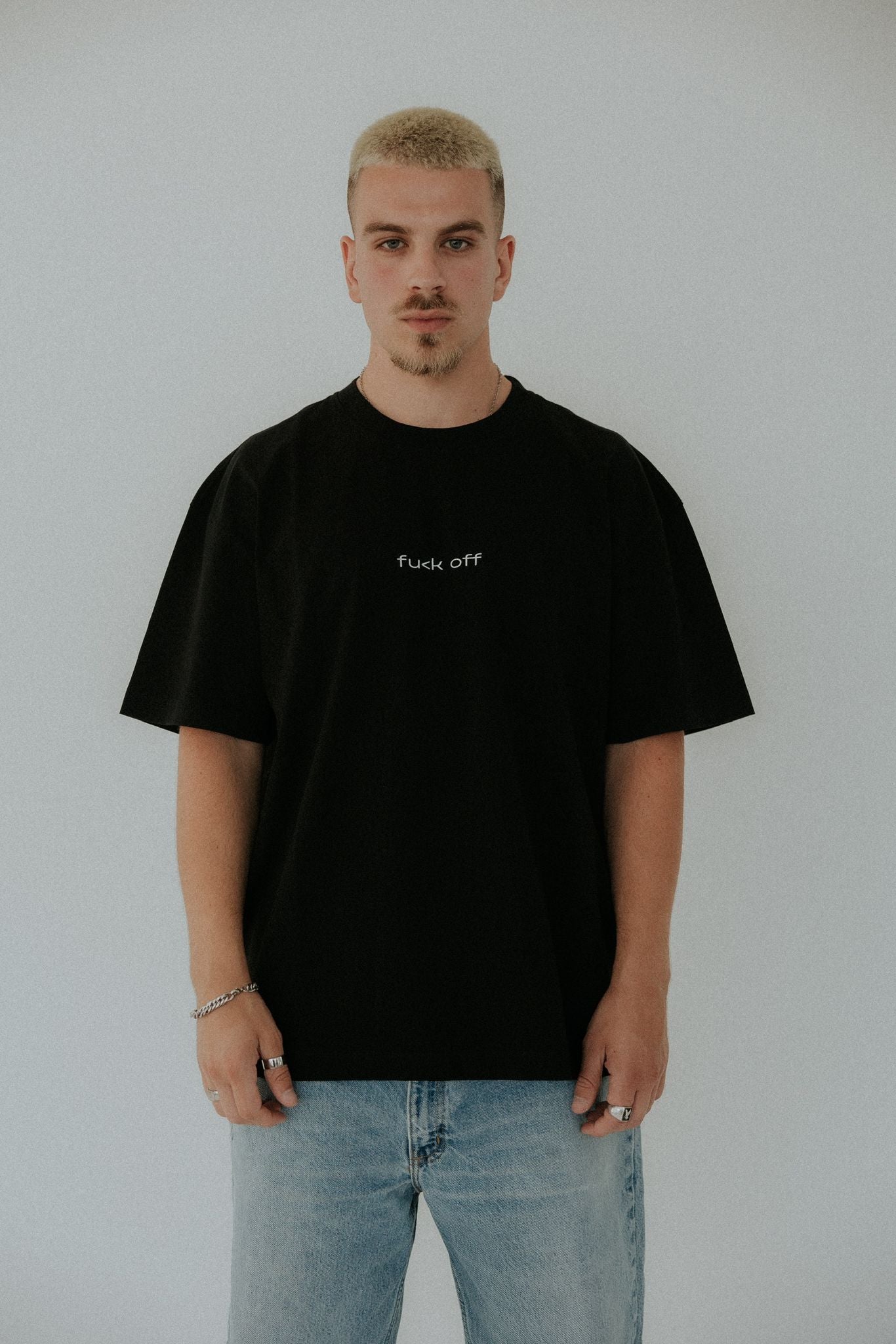T-shirt fu<koff Idiots Colection Black